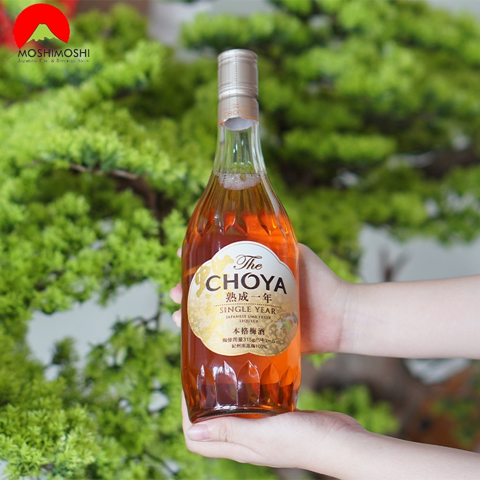 Rượu mơ Choya Single Year làm rượu tặng tết 2025