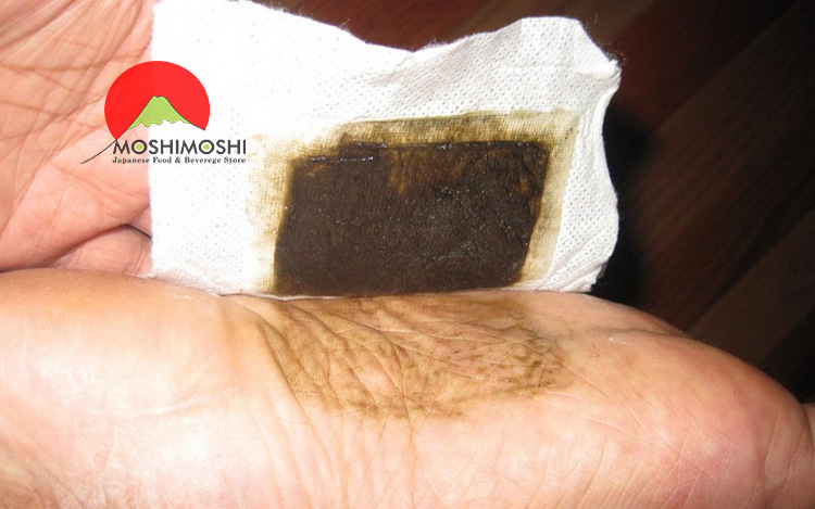 chất cặn bã, độc tố đã được hút ra khỏi cơ thể