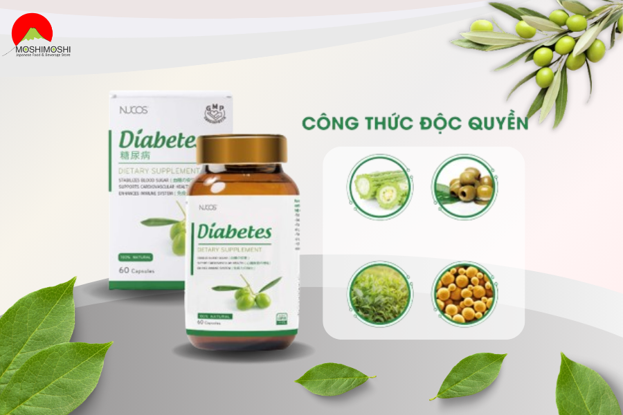 Thành phần chính có trong Viên uống Nucos Diabetes