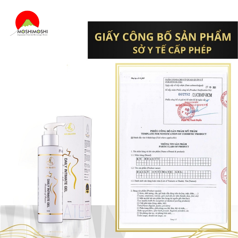 Dung dịch vệ sinh phụ nữ KN Beauty Daily Intimate Gel