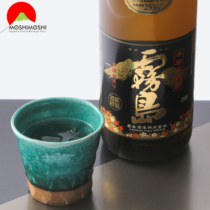 Cách uống rượu shochu Kuro Kirishima Imo 1800ml Nhật Bản với đá