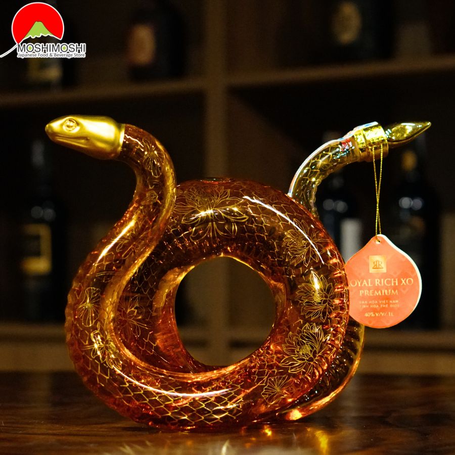 Rắn Vàng Thủy Tinh Royal Rich XO Premium Doha