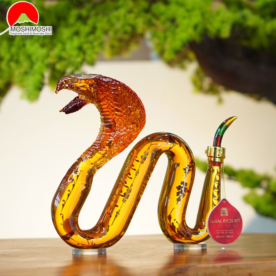 Rắn Vàng Thủy Tinh Royal Rich XO