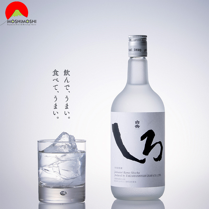 Cách uống rượu shochu Kome Hakutake Shiro 720ml Nhật Bản với soda