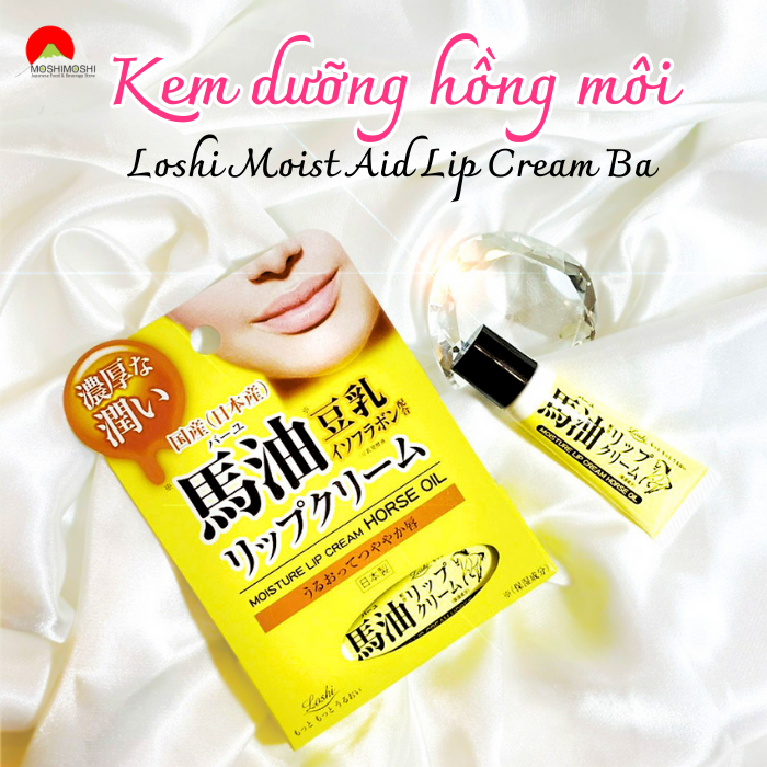 Công dụng của Kem dưỡng hồng môi Loshi Moist Aid Lip Cream Ba