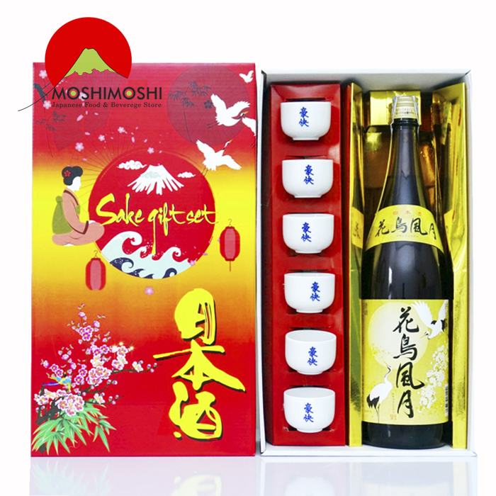 Hộp rượu sake tết - Hokkan 1800ml