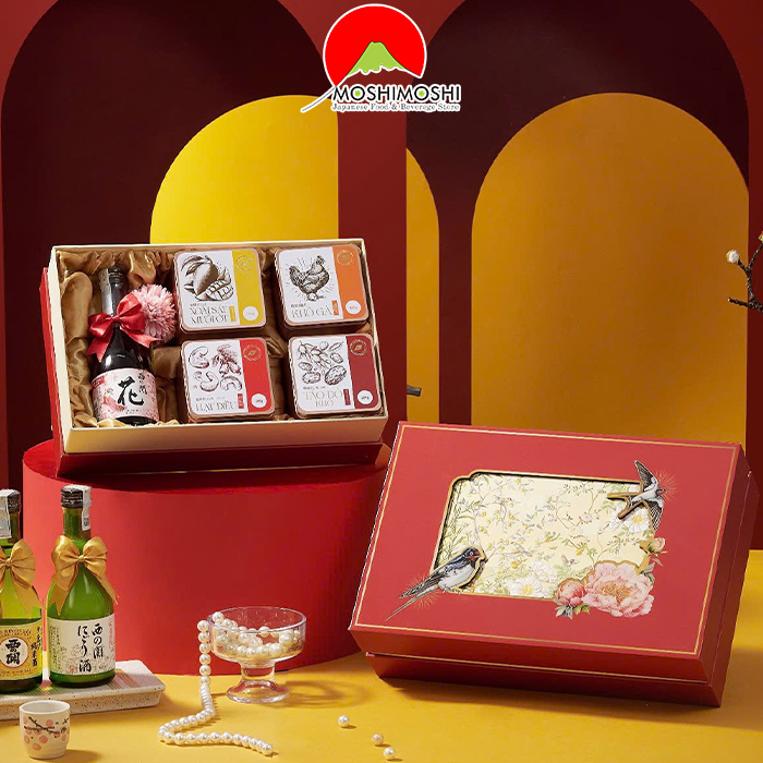 Hộp quà rượu tết Lộc Viên Xuân Nishinoseki Hana là gì?