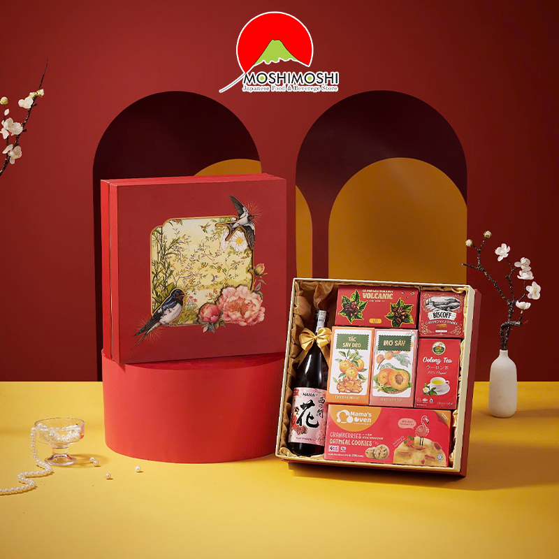 Hộp quà rượu sake Lộc Viên Xuân Nishinoseki Hana là gì?