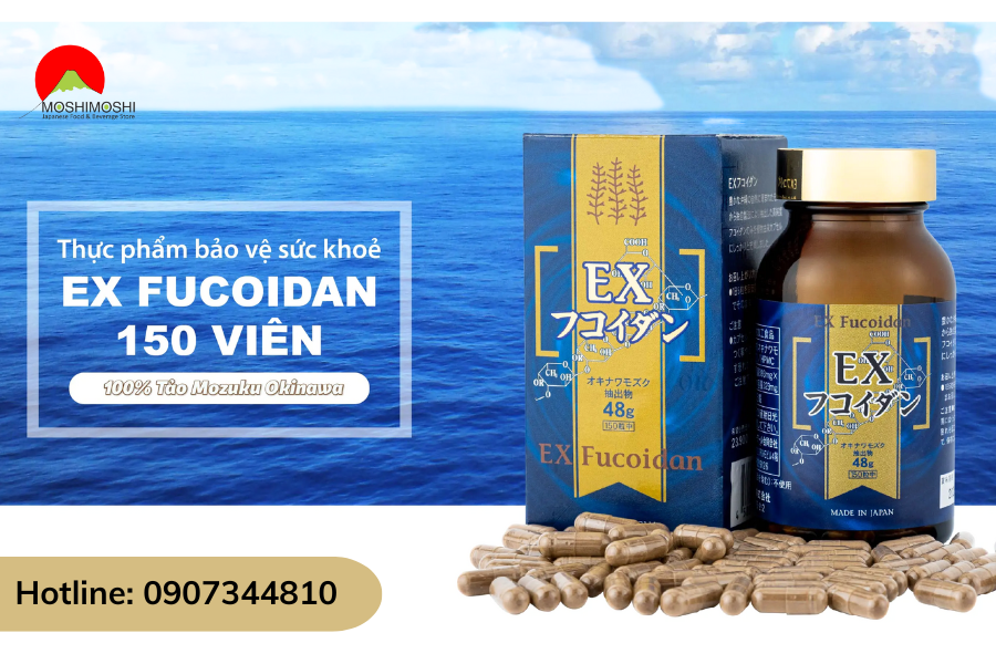 Viên uống tảo nâu Ex Fucoidan là gì?