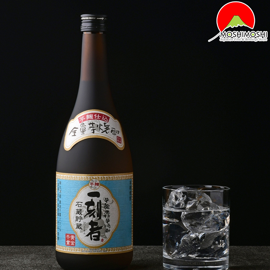 Cách uống rượu Takara Ikkomon 720ml Nhật Bản với đá lạnh