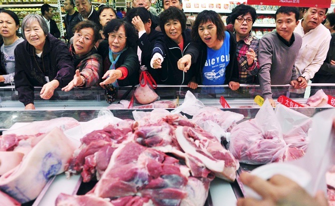 giá thịt lợn tăng cao