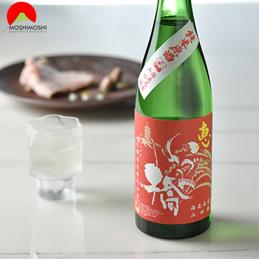 Cách Uống Rượu Sake Izumibashi Megumi Junmai Genshu Nhãn Đỏ ở nhiệt độ phòng