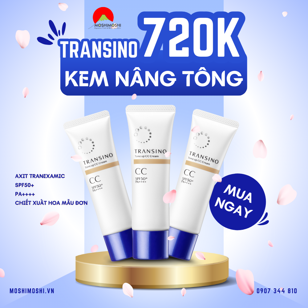 Kem nâng tông TRANSINO Tone Up CC Cream