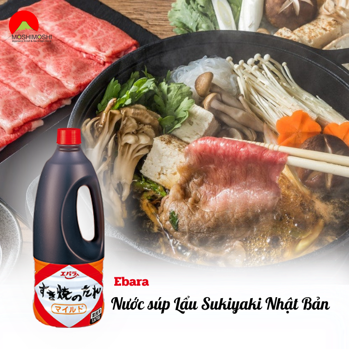 Nước súp Lẩu Sukiyaki Nhật Bản Ebara