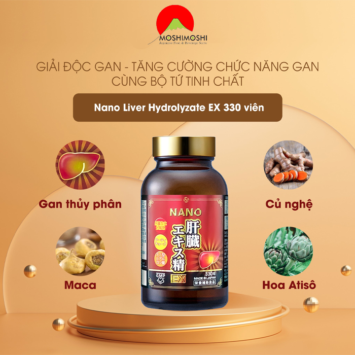 Hàm lượng dinh dưỡng có trong 4 viên uống giúp giảm gan nhiễm mỡ