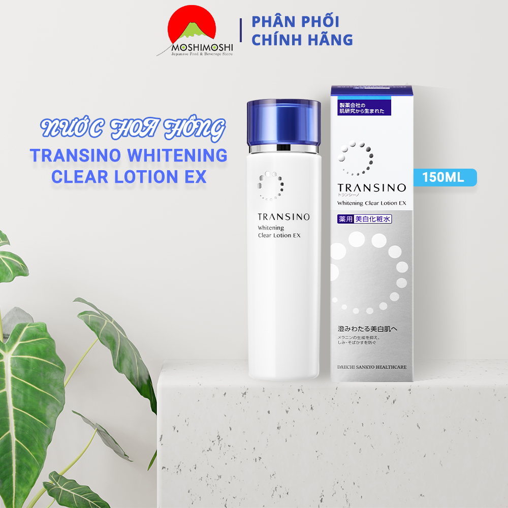Nước Hoa Hồng Dưỡng Trắng Da TRANSINO Whitening Clear Lotion EX Nhật Bản