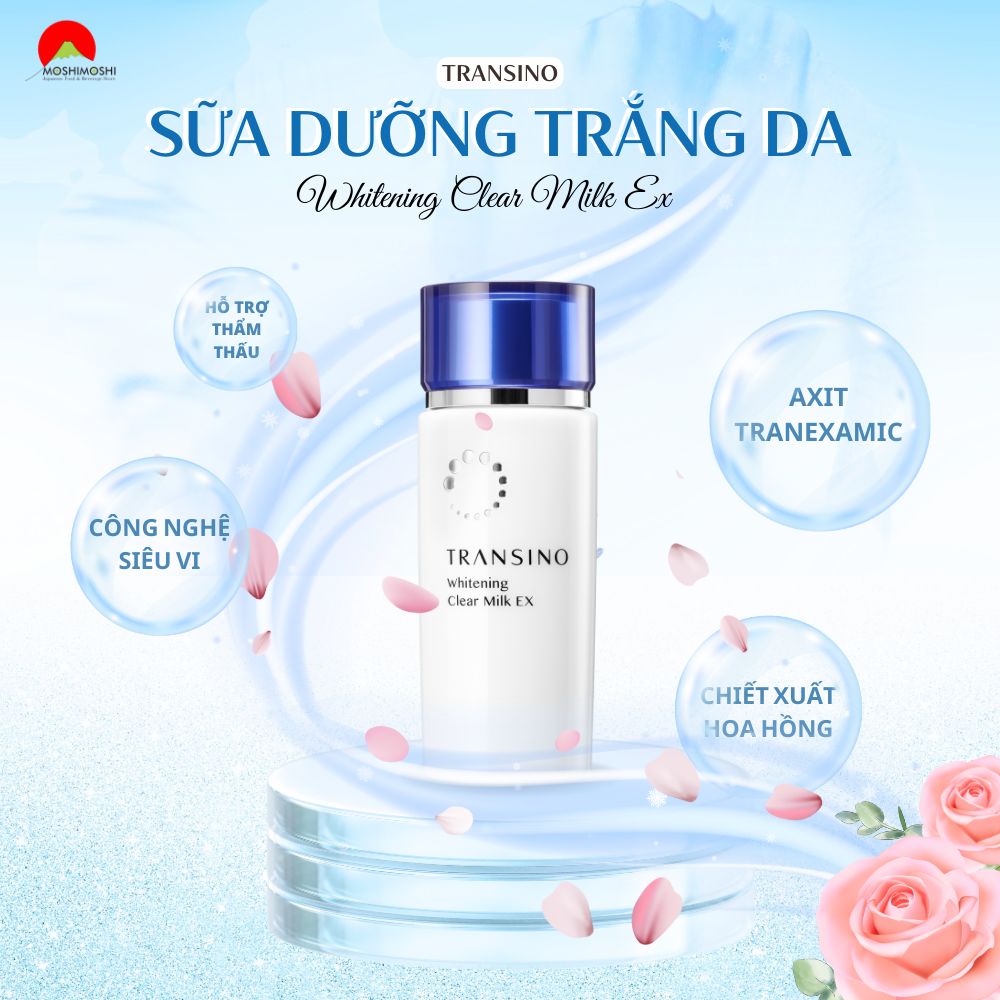 Sữa dưỡng trắng da Transino Whitening Clear Milk EX