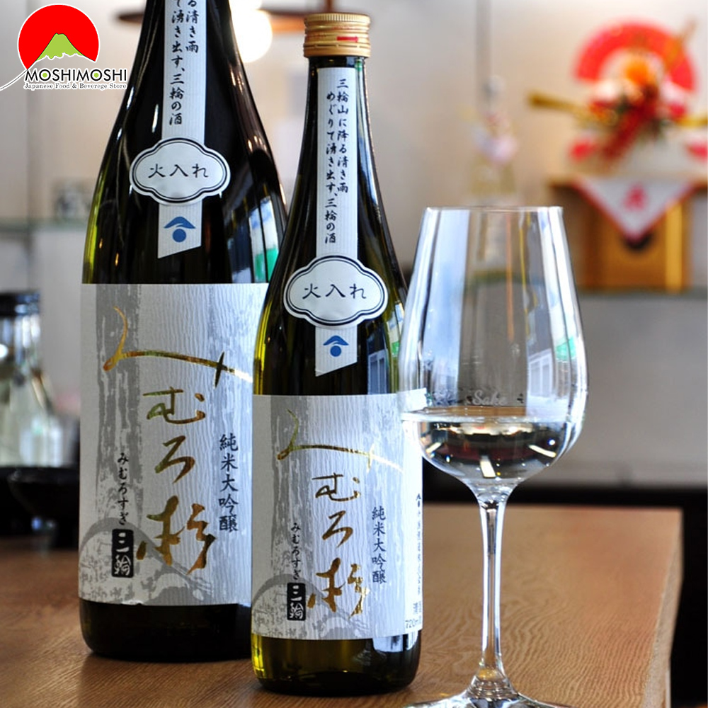 Rượu sake Junmai Daiginjo Mimurosugi 15% 720ml Nhật Bản