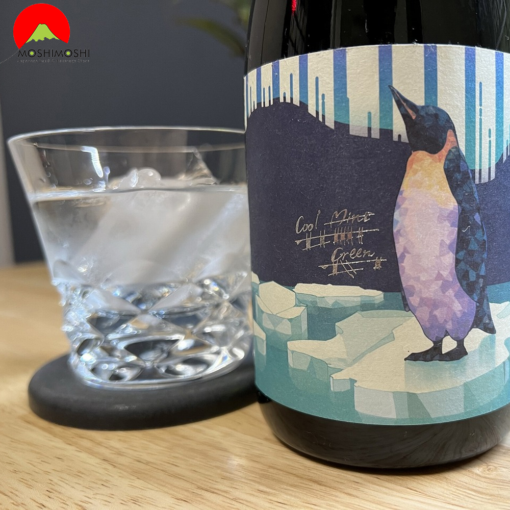 Cách Uống Rượu Shochu Cool Mint Green 720ml với đá lạnh