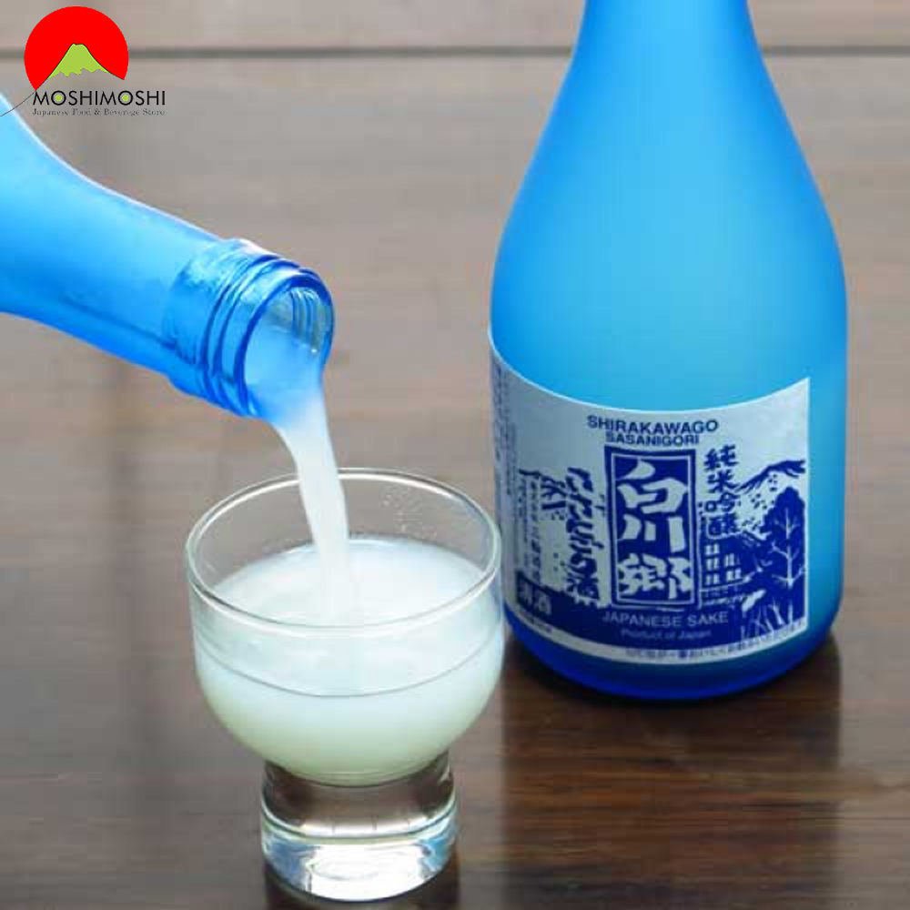 Cách Uống Rượu Sake Shirakawago Sasanigori Junmai Ginjo ở nhiệt độ phòng