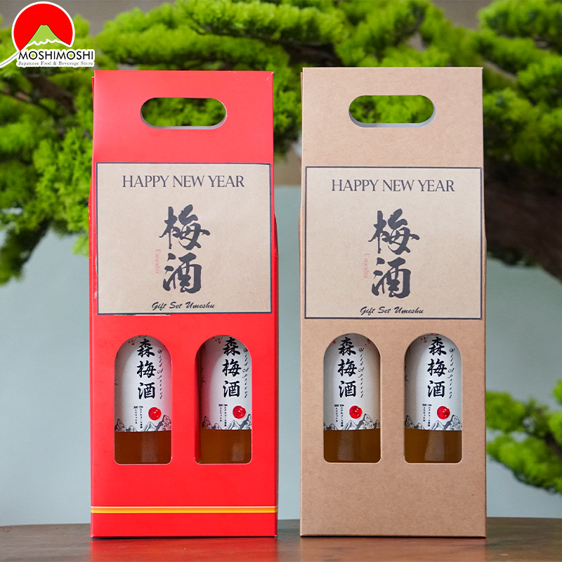 Rượu mơ rừng hộp giấy làm quà tặng