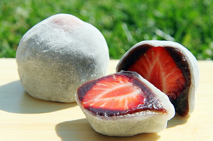 Hướng dẫn cách làm daifuku mochi bằng bột nếp shiratamako