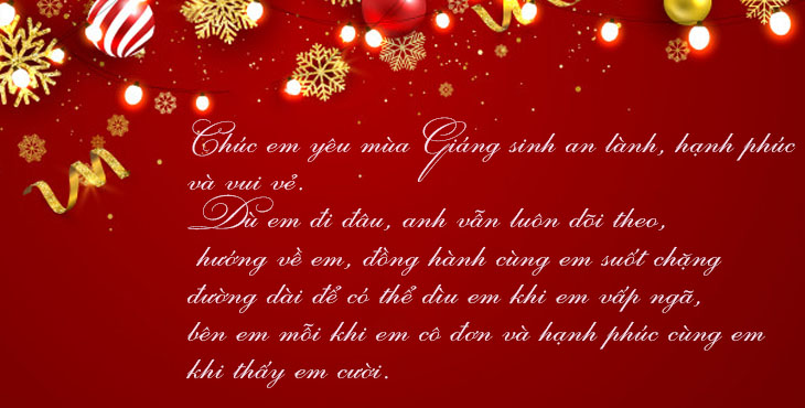 lời chúc giáng sinh