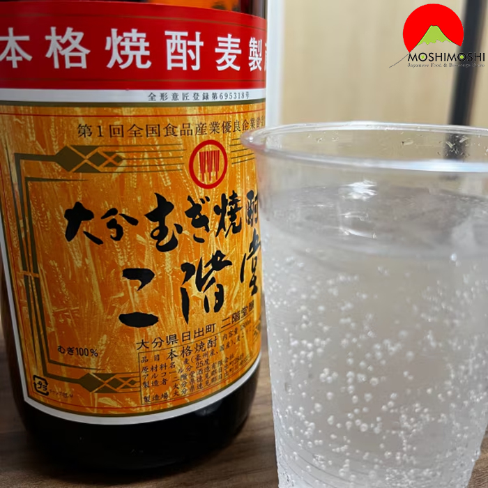 Cách uống rượu shochu Nikaido 720ml Nhật Bản với soda