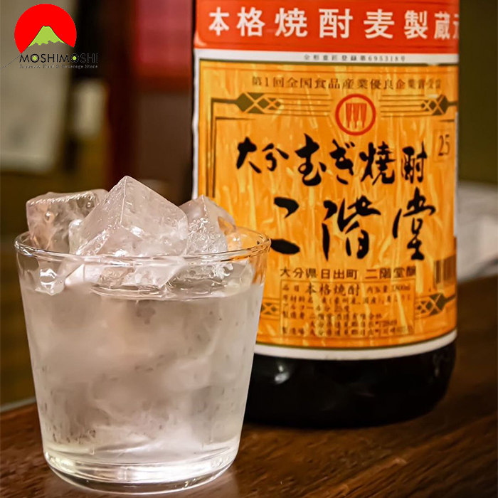 Cách uống rượu shochu Nikaido 720ml Nhật Bản với đá lạnh