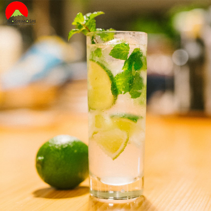 Cách pha rượu shochu Kirishima No 8 Mojito