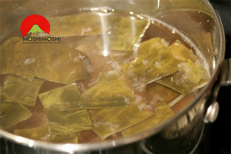 nước dashi từ tảo bẹ