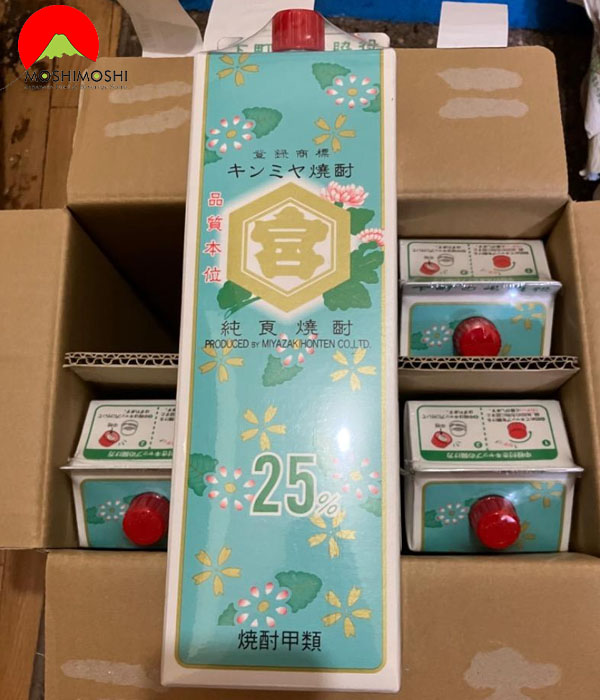 Rượu shochu Kinmiya Pack 1800ml Nhật Bản