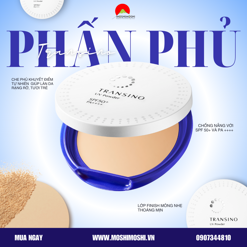 Phấn phủ chống nắng dưỡng da TRANSINO UV Powder