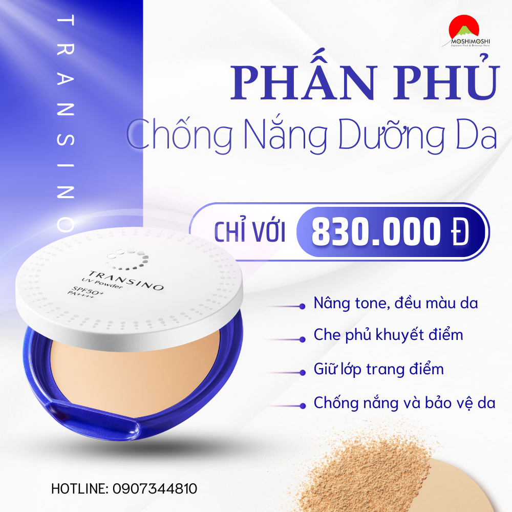 Phấn phủ chống nắng dưỡng da TRANSINO UV Powder