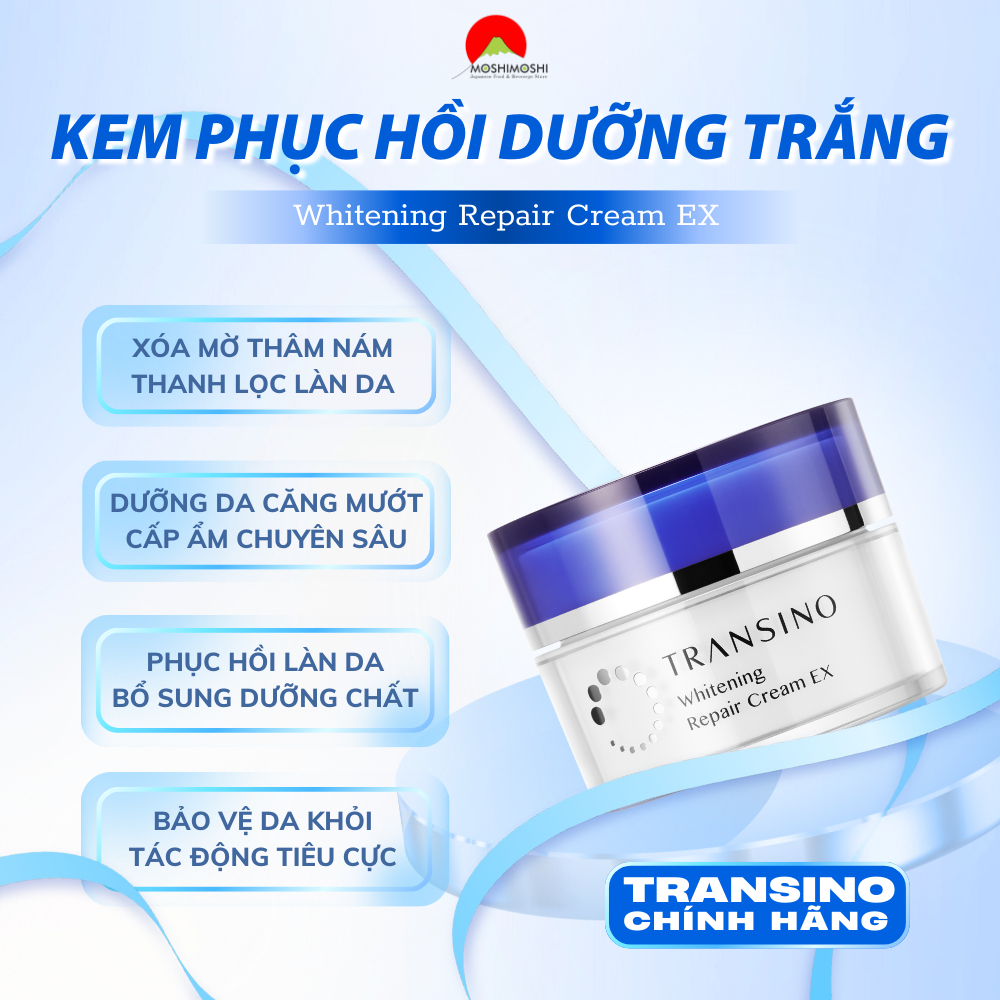 Kem phục hồi dưỡng trắng TRANSINO Whitening Repair Cream EX