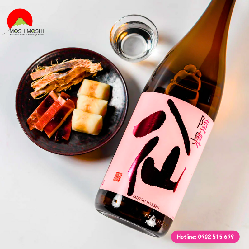 Sake Mutsu Hassen Pink Ginjo