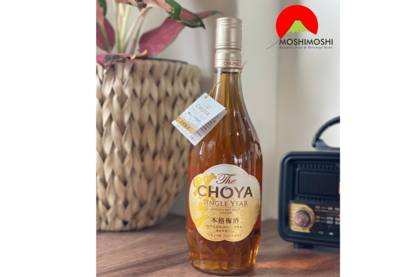 Rượu ngoại tặng tết rượu mơ Choya Single Year