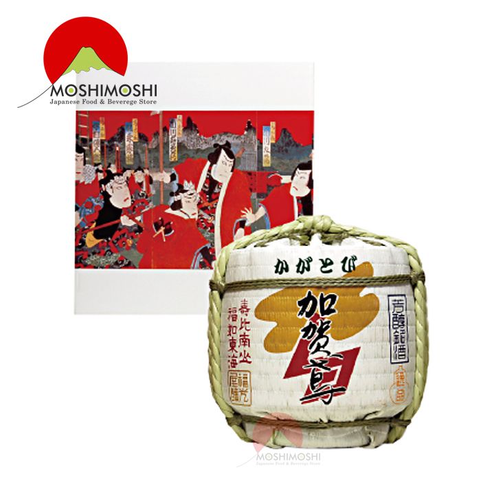 Rượu Sake Bình Cói Kagatobi Gokkan Junmai Karakuchi Taru 1.8 lít