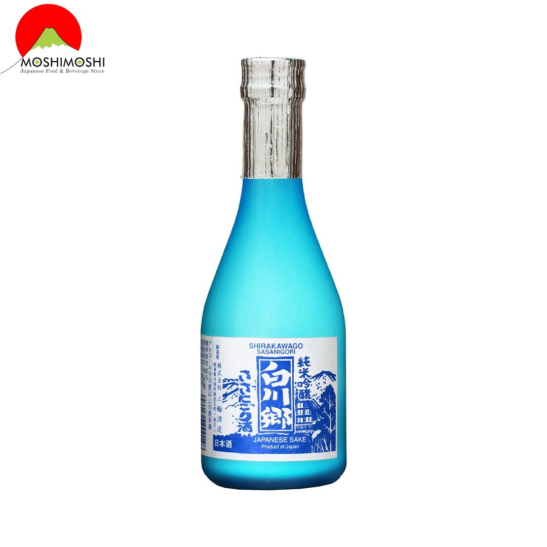 Rượu Sake Shirakawago Sasanigori Junmai Ginjo 300ml Nhật Bản