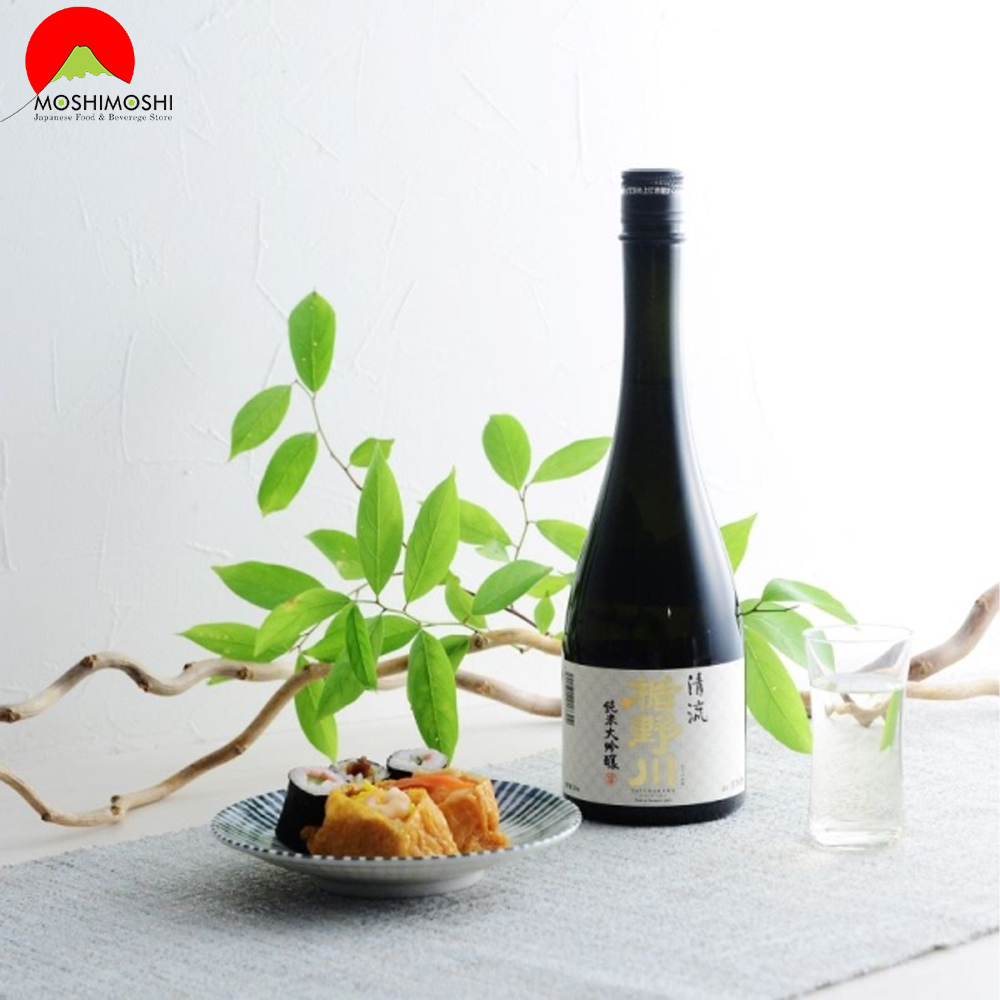 Cách Uống Rượu Sake Tatenokawa Seiryu Stream Junmai Daiginjo ở nhiệt độ phòng