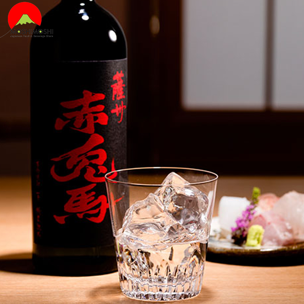 Cách uống Rượu Shochu Sekitoba 720ml Nhật Bản với đá lạnh