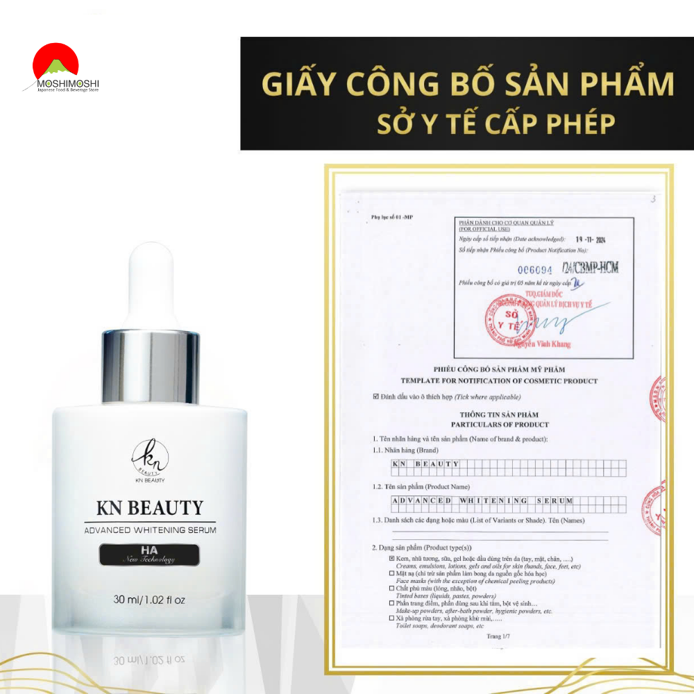 Serum ngừa nám dưỡng trắng da KN Beauty