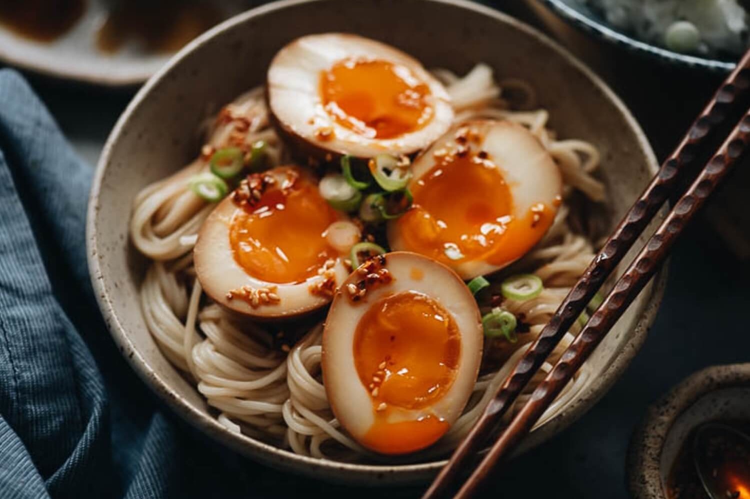 Shoyu tamago  làm trứng ngâm nước tương kiểu nhật cực ngon tại nhà