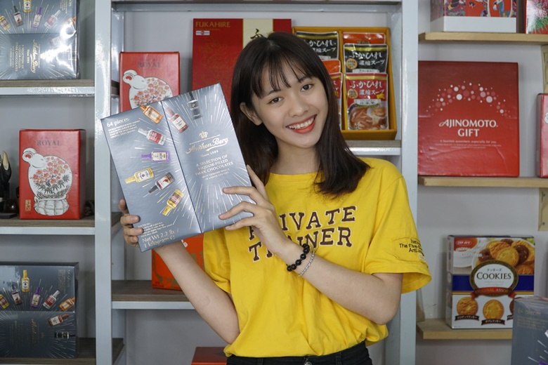 socola hình chai rượu