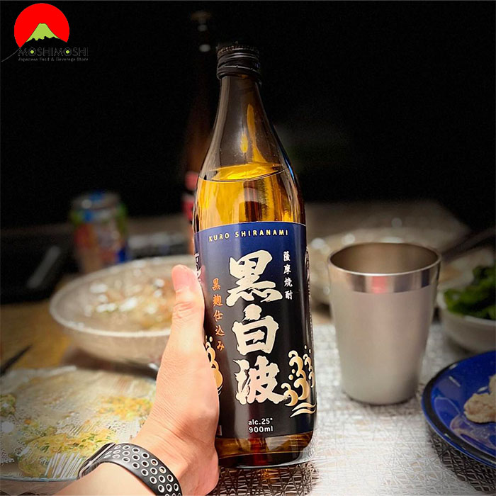Rượu shochu Satsuma Shiranami Kuro 900ml Nhật Bản là gì?