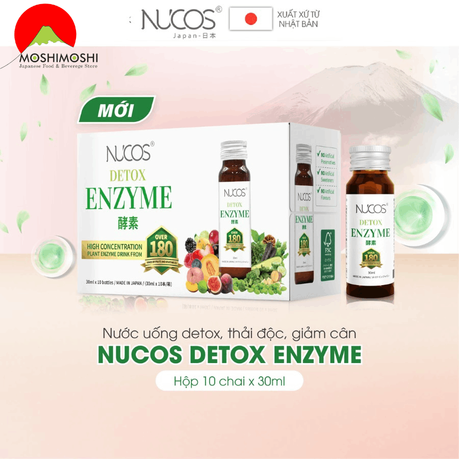 Nước uống thải độc Nhật Bản Nucos Detox Enzyme