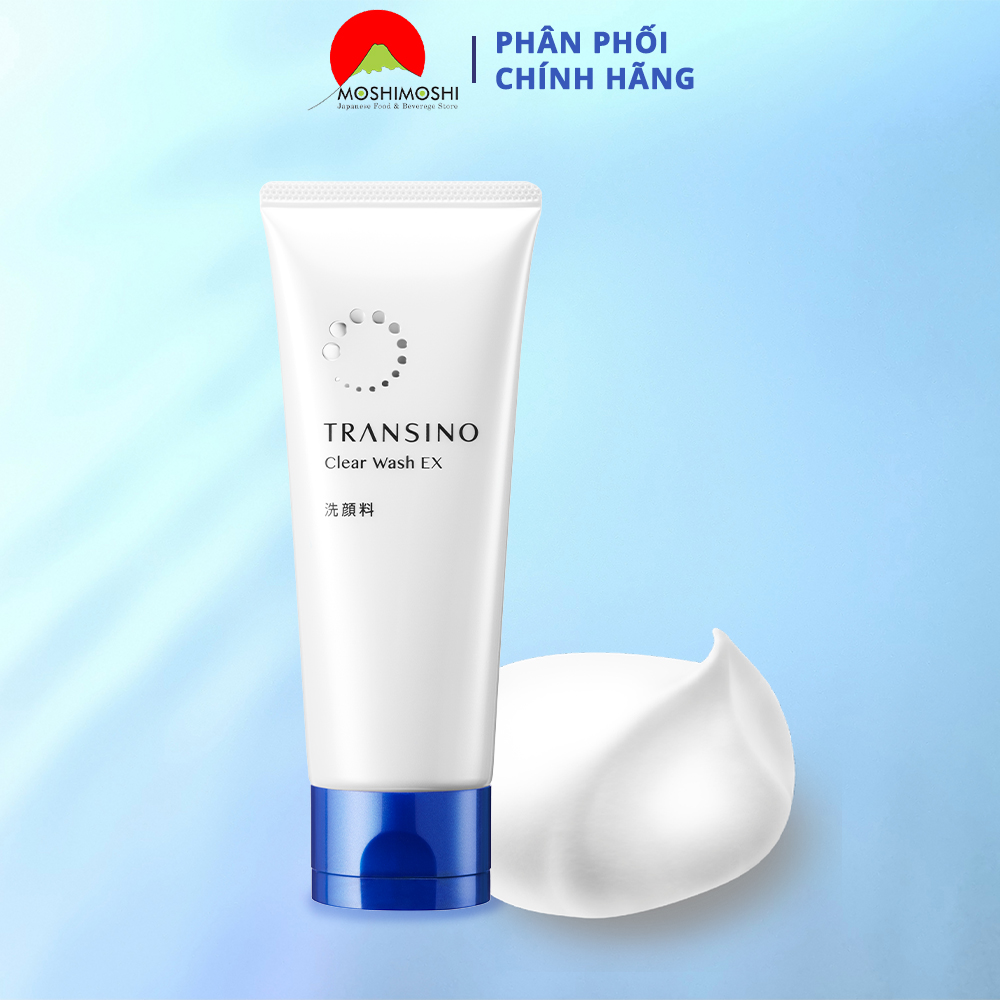 Sữa Rửa Mặt TRANSINO Clear Wash Ex Nhật Bản với 4 thế mạnh về bọt