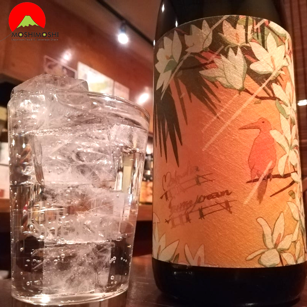 Cách Uống Rượu Shochu Magnolia Sunny Cream 1800ml với đá và soda