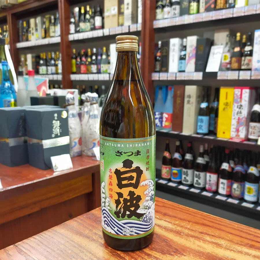 Rượu Shochu Satsuma Shiranami Shiro Nhật Bản