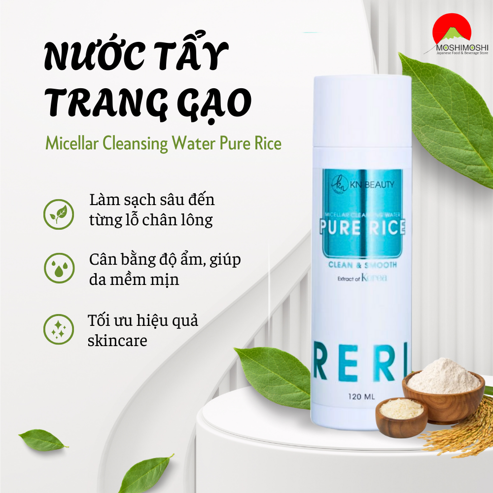 Nước Tẩy Trang Gạo Micellar Cleansing Water Pure Rice